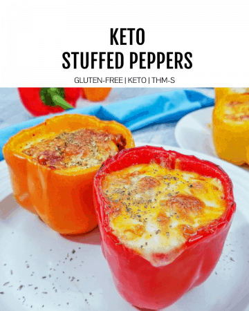 keto stuffed peppers featured image