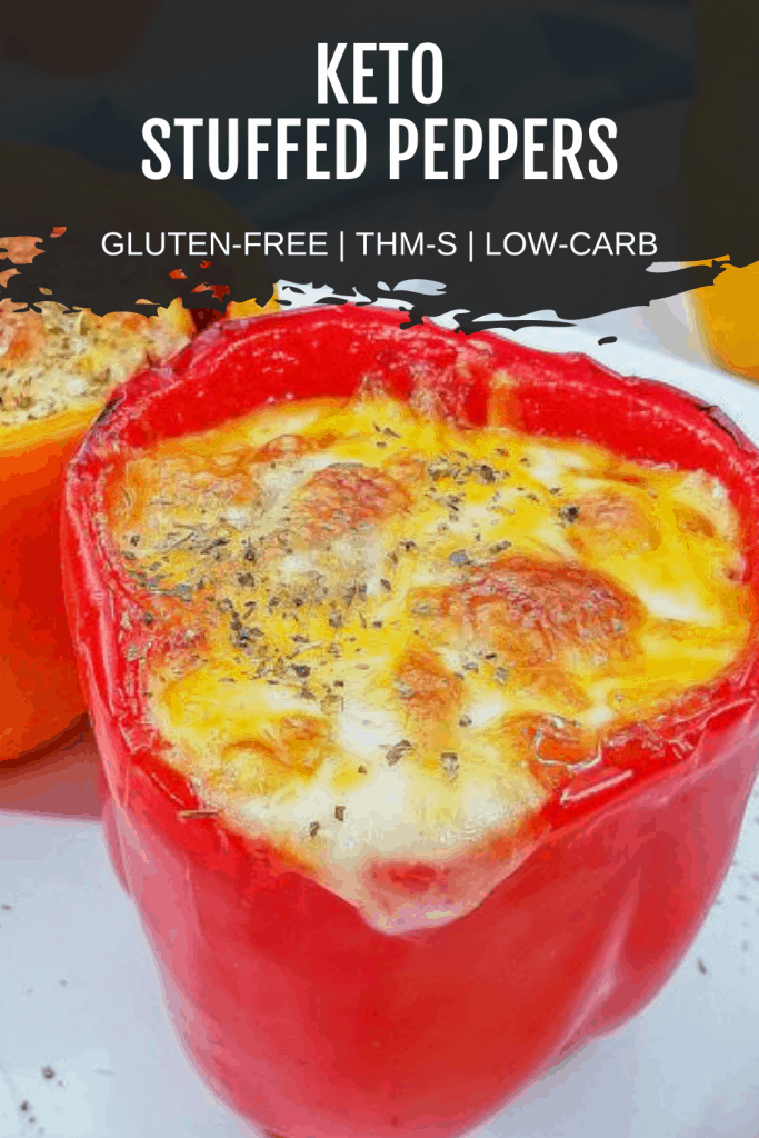 Keto Stuffed Peppers | THM-S, No Rice