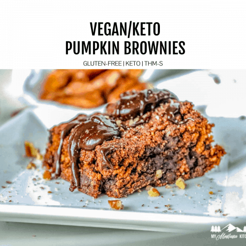 vegan pumpkin brownies