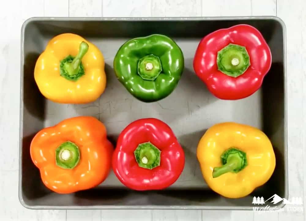 colored peppers