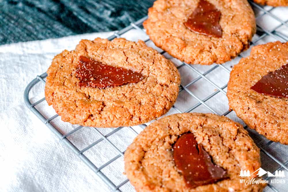 Keto Almond Butter Chocolate Cookies