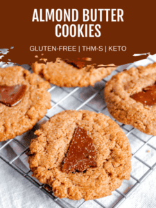 Keto Almond Butter Chocolate Cookies