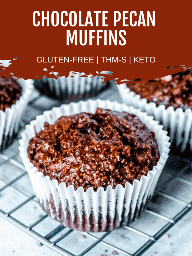 Keto Chocolate Pecan Muffins