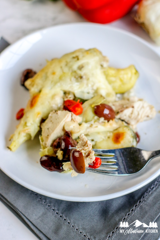 Low-Carb Greek Chicken Casserole