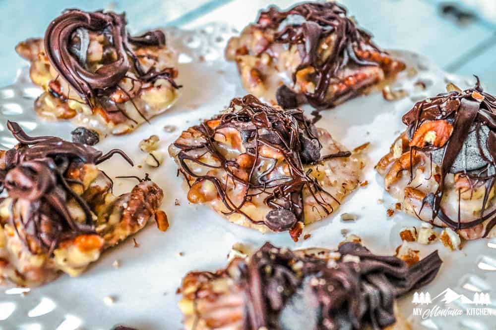 Keto Turtles Caramel Pecans SugarFree, THMS, LowCarb