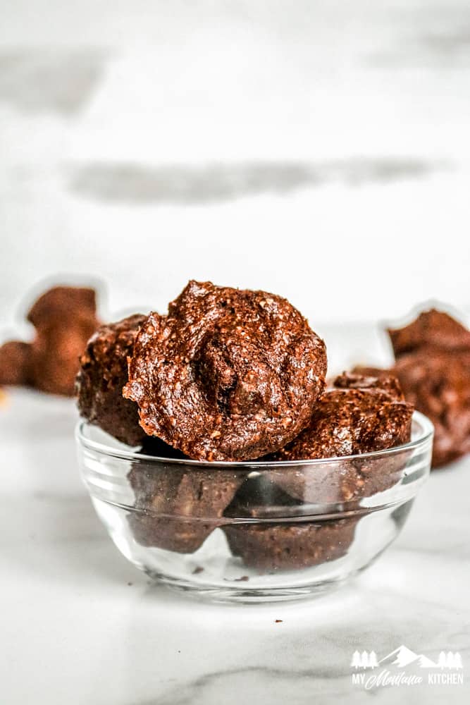 Keto Brownie Bites with Walnuts