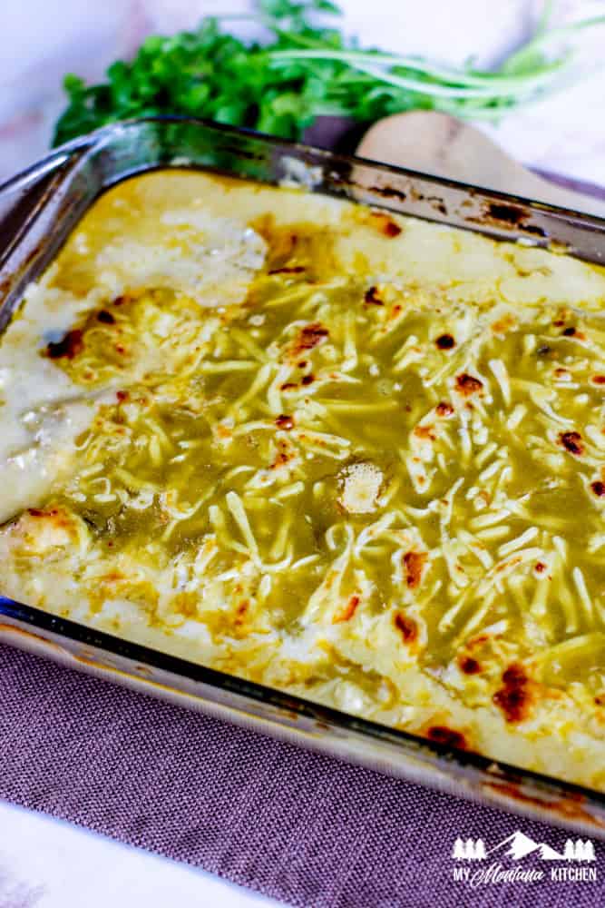 Low Carb Green Chile Chicken Casserole