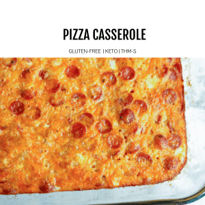 Pepperoni Pizza Casserole