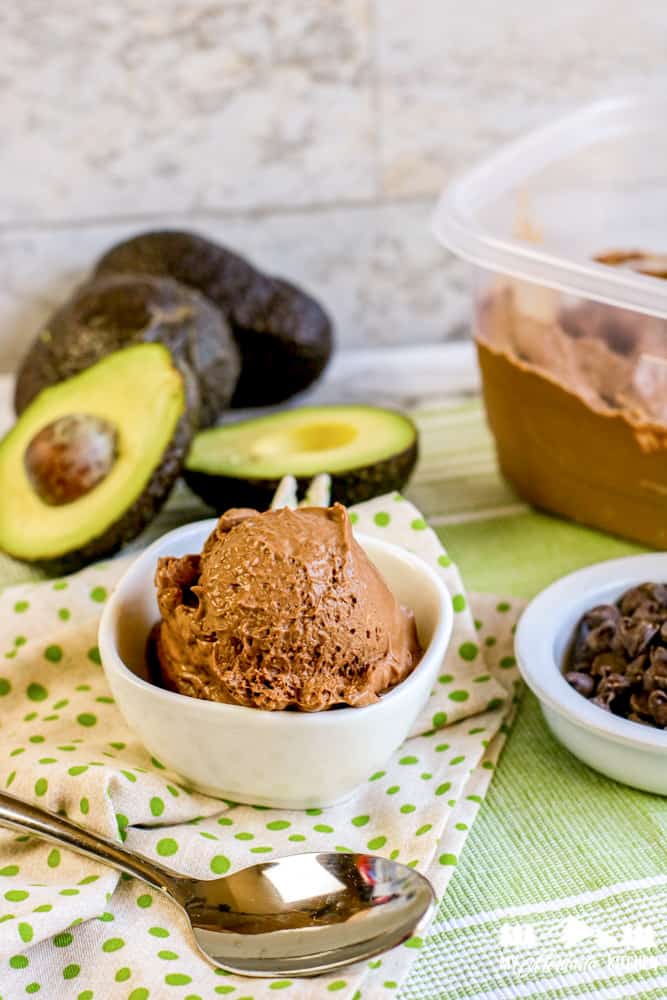 Chocolate Avocado Ice Cream