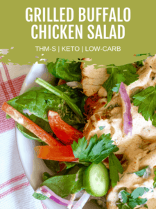 Healthy Grilled Buffalo Chicken Salad
