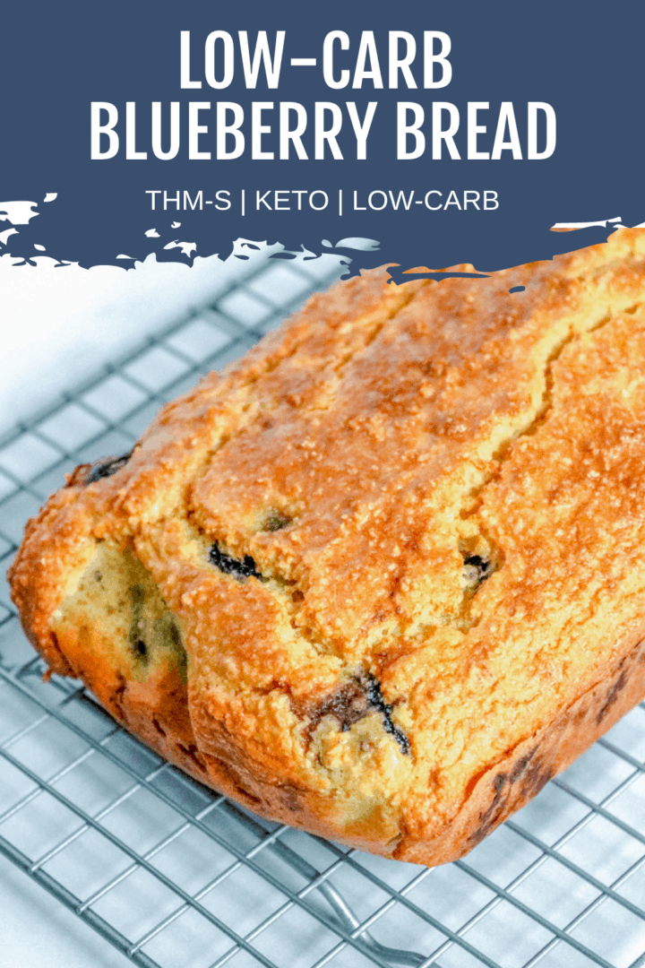 Keto Blueberry Bread Low Carb Blueberry Bread