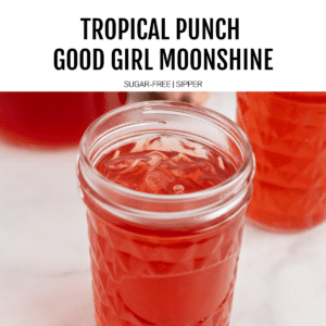 red tropical punch acv drink