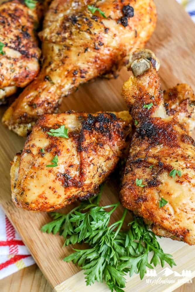 cooked chicken drumsticks