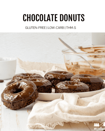 chocolate donuts on white plate