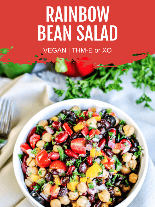 Rainbow Three Bean Salad