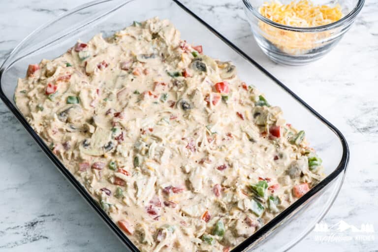 Low Carb King Ranch Chicken Casserole My Montana Kitchen