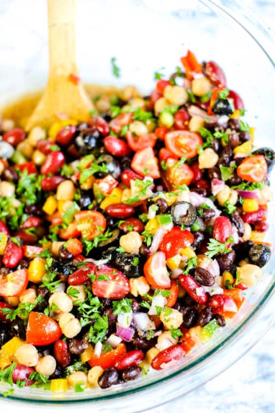 Rainbow Three Bean Salad My Montana Kitchen