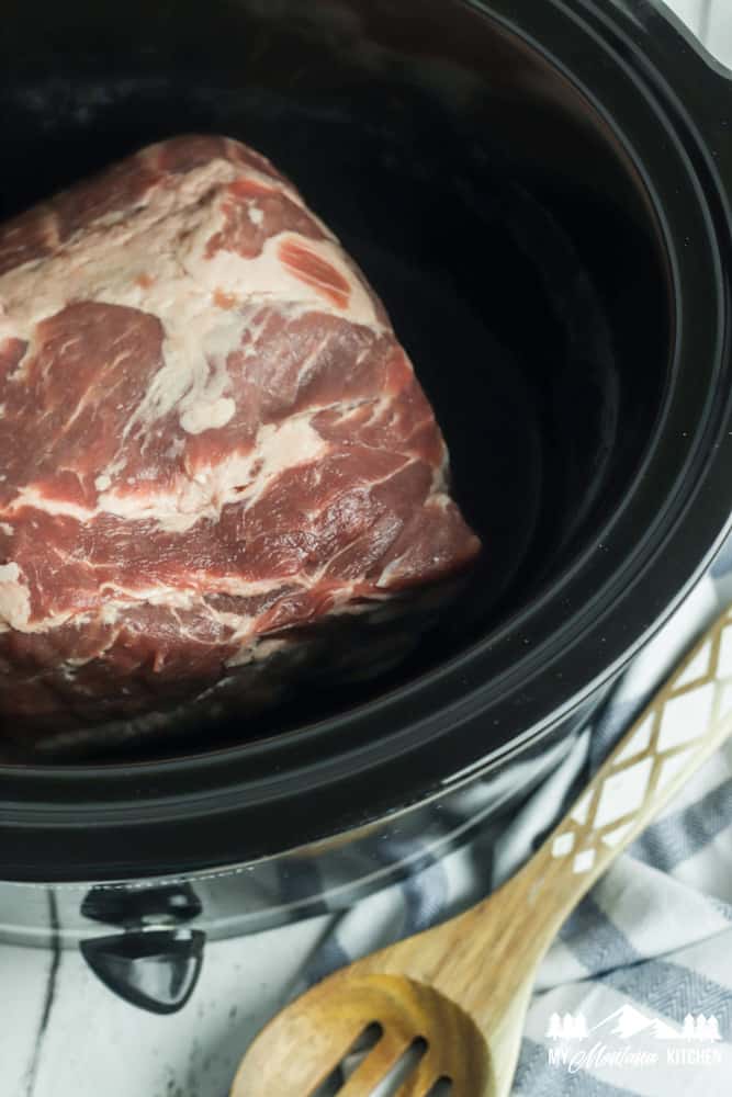 pork shoulder in slow cooker