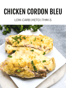 Keto Chicken Cordon Bleu