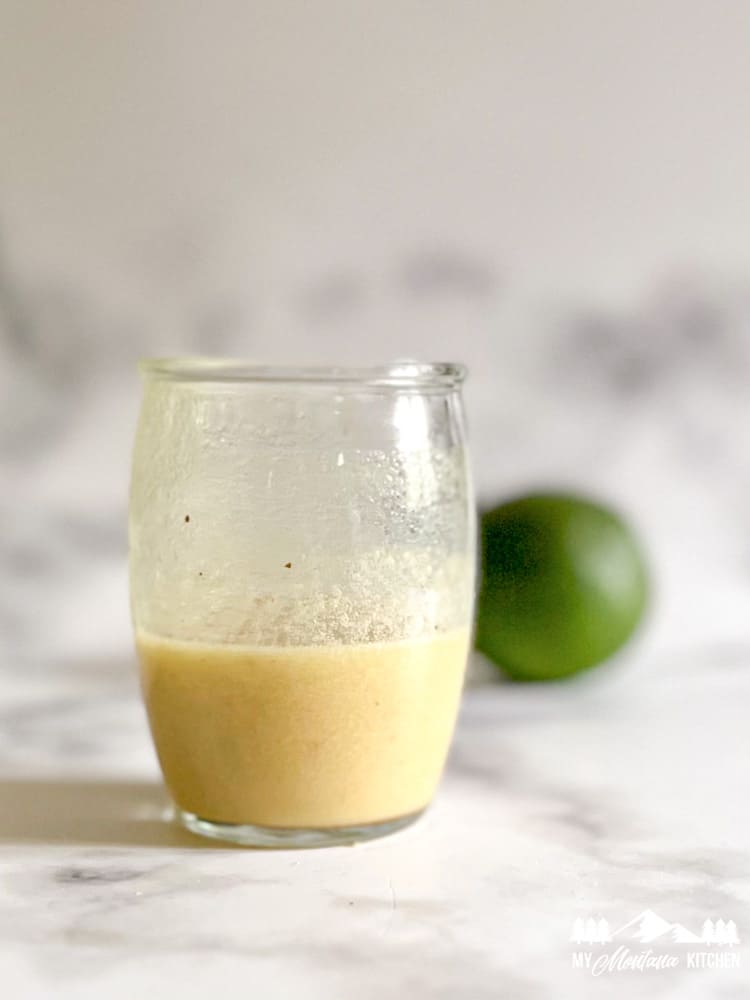 lime vinaigrette dressing with lime