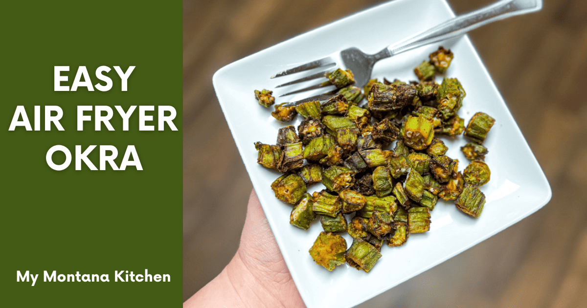 Air Fryer Okra Recipe with or without Breading Okra in the air fryer