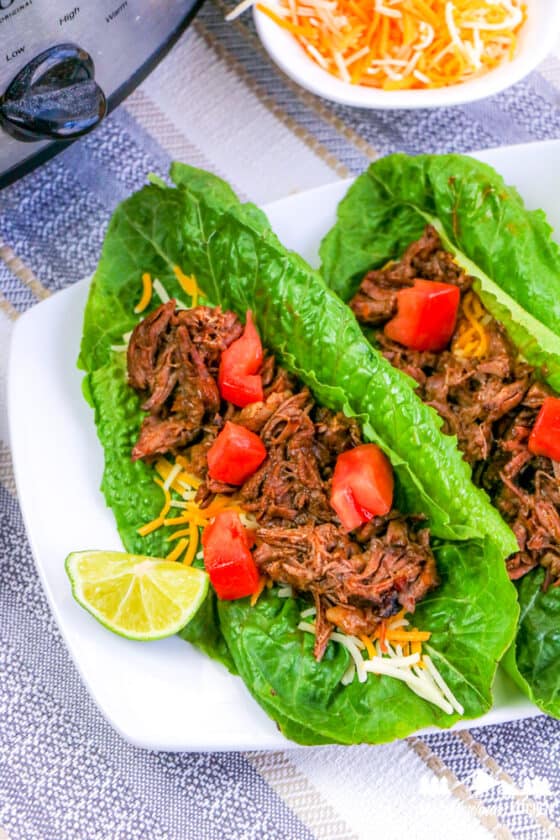 Easy Slow Cooker Barbacoa Recipe lowcarb and delicious! My Montana