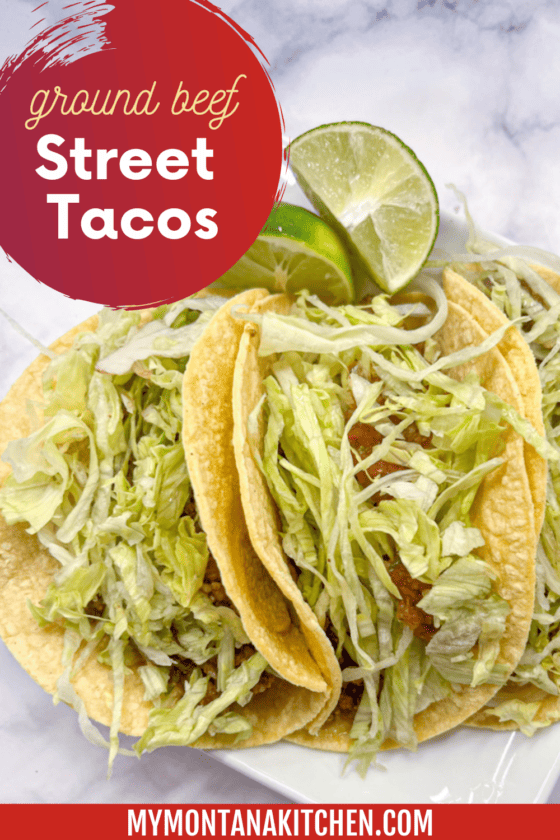 Easy Ground Beef Street Tacos