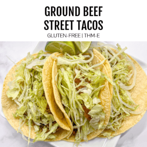 ground beef street tacos with corn tortillas