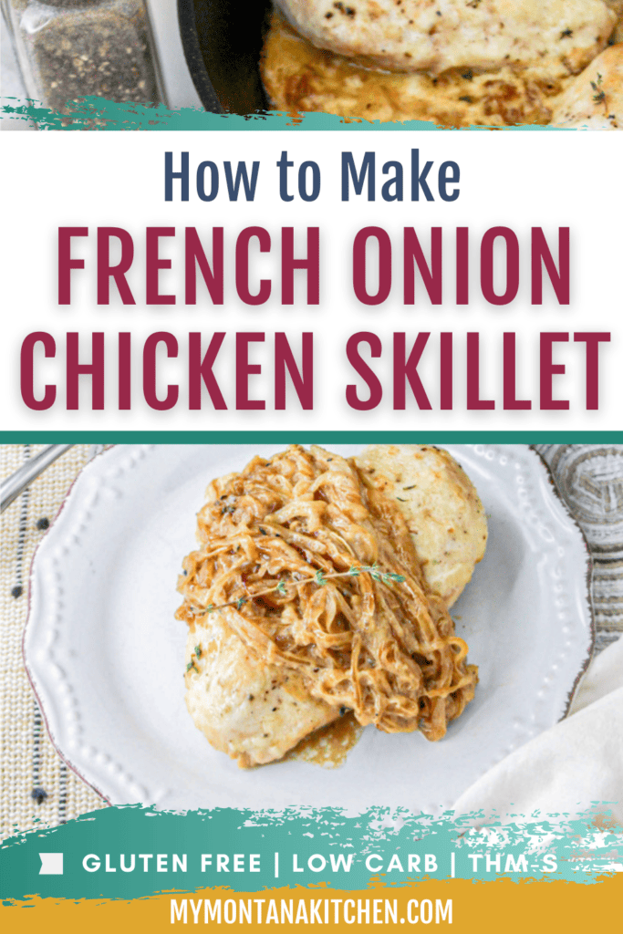 french onion chicken with caramelized onions