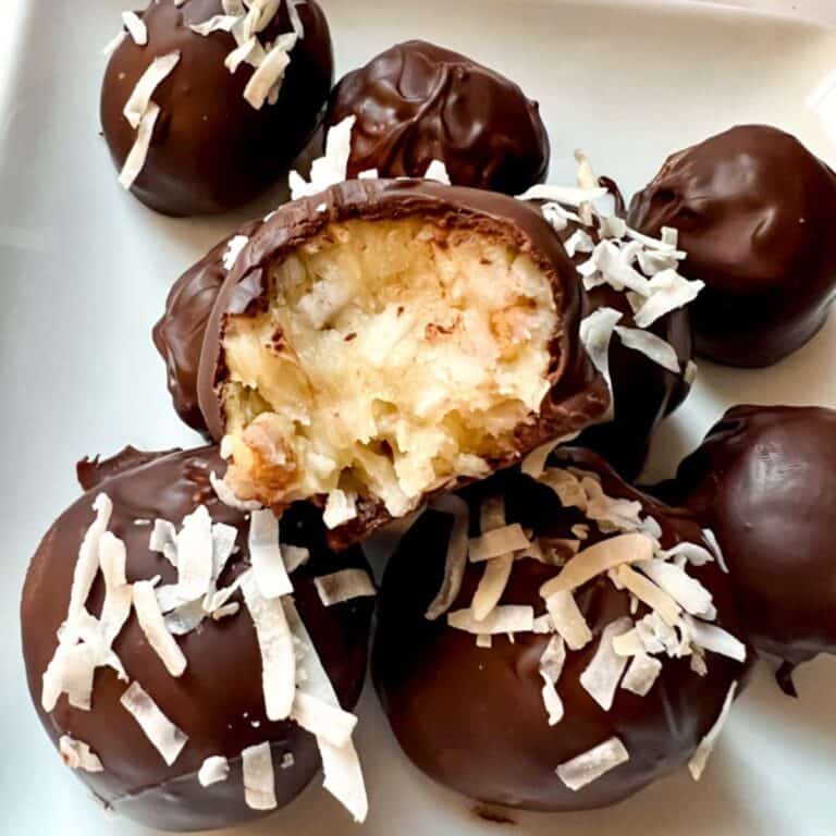 martha washington candies on parchment paper