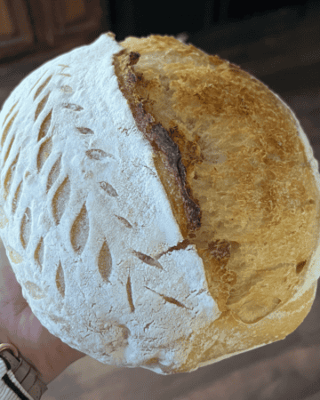 artisan sourdough loaf