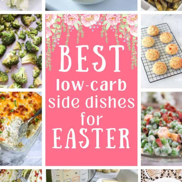 variety of low-carb easter side dishes