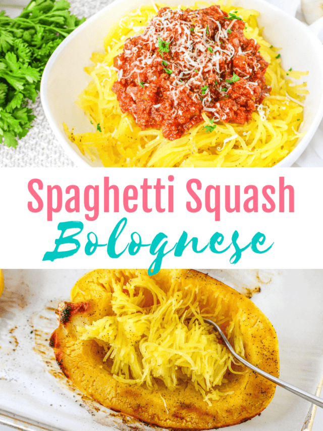 Simple Spaghetti Squash Bolognese