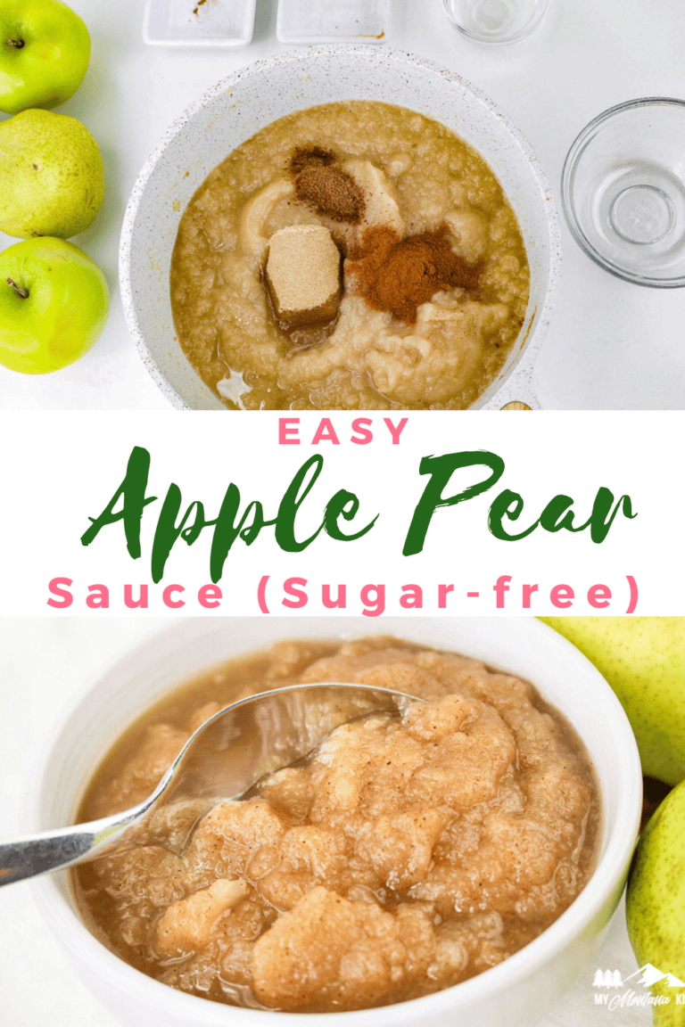 Apple Pear Sauce Recipe | My Montana Kitchen