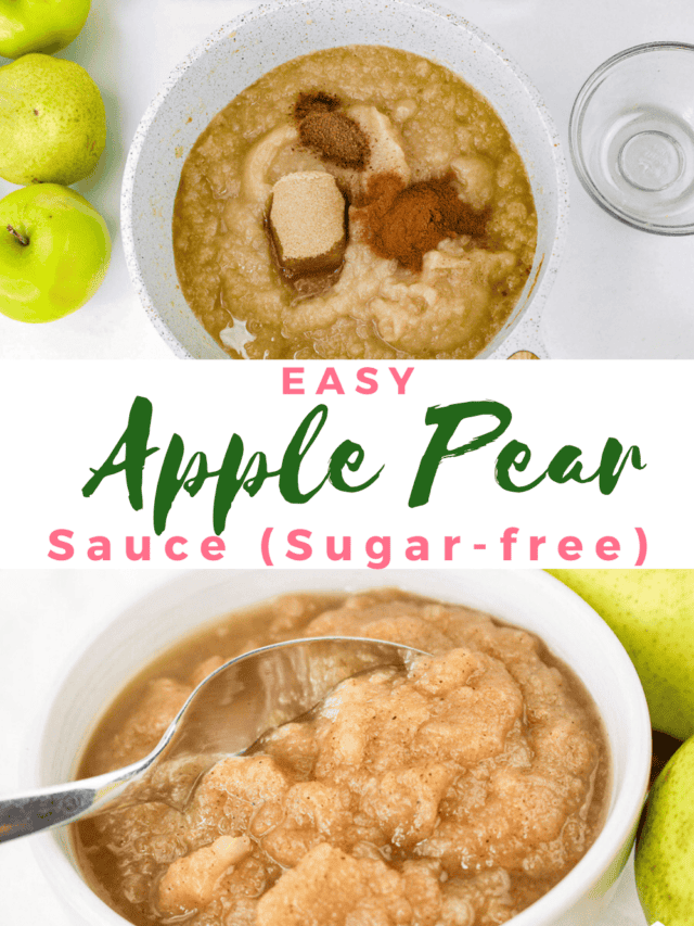 Apple Pear Sauce Recipe