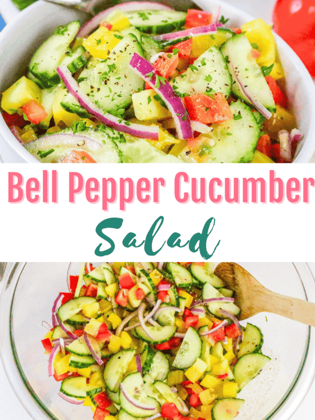 Bell Pepper Cucumber Salad