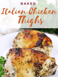 Easy Baked Italian Chicken Thigh Recipe
