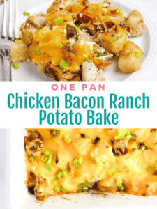 Chicken Bacon Ranch Potato Bake