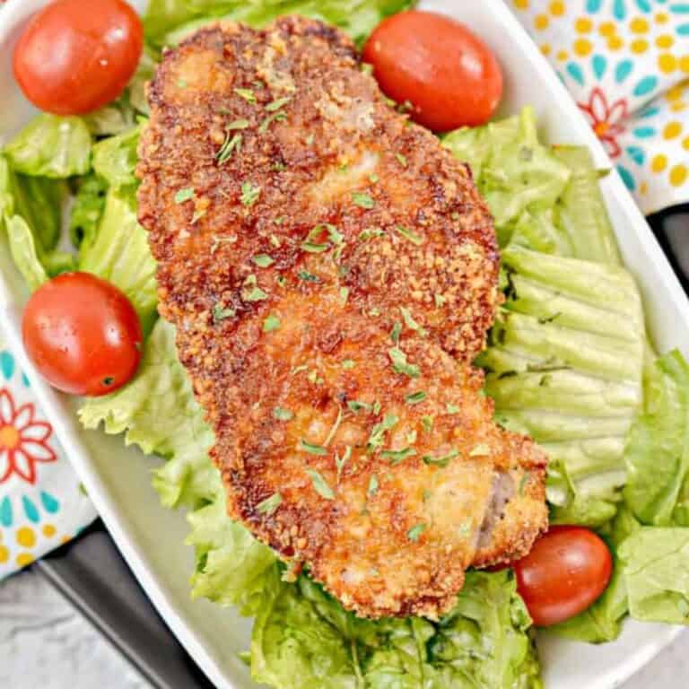 Featured Image for Air Fryer Pork Chops with Parmesan