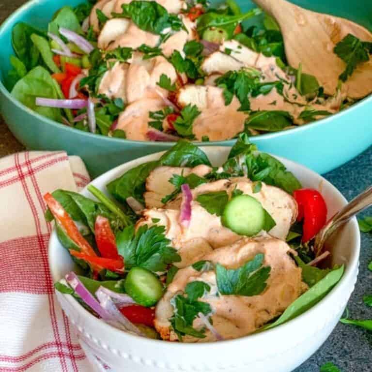 Grilled Buffalo Chicken Salad