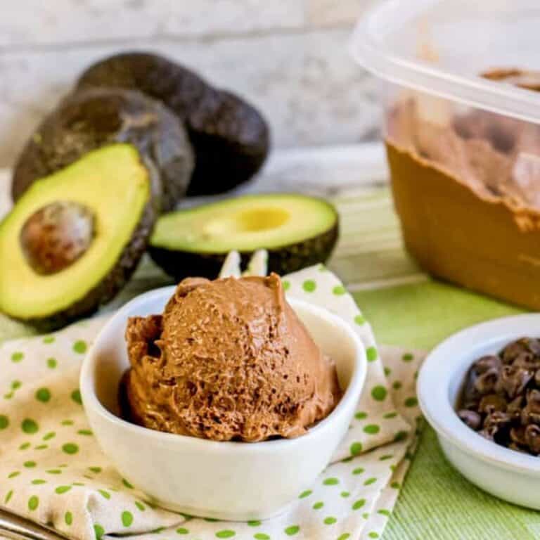 Chocolate Avocado Ice Cream