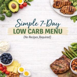 fimple 7 day low carb menu plan
