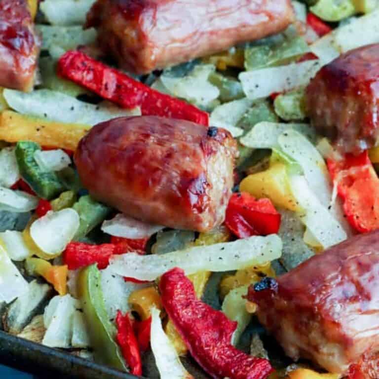 Sausage and Pepper Sheet Pan Dinner