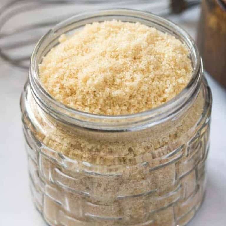 brown sugar substitute in measuring cup