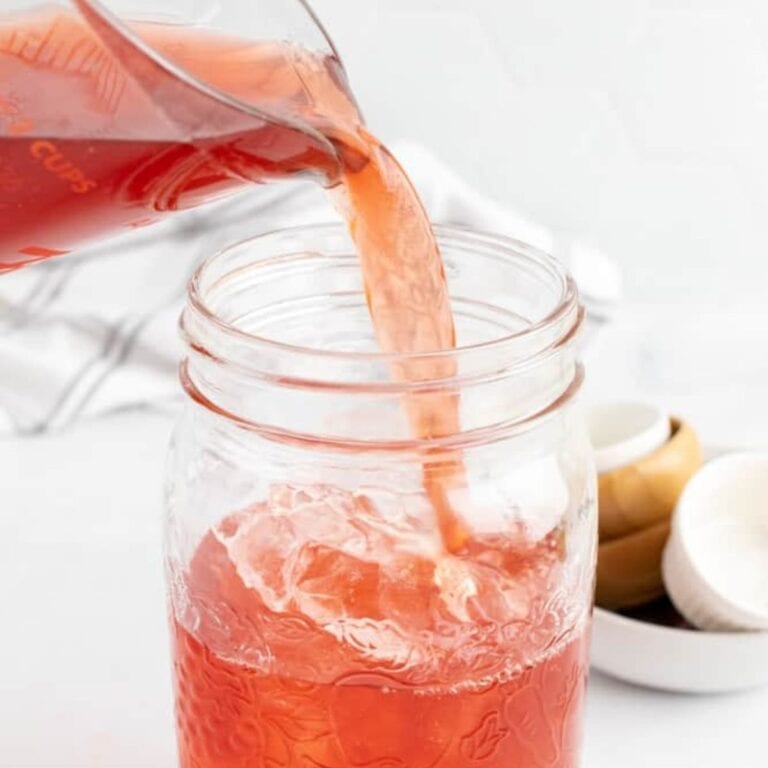 red tropical punch acv drink
