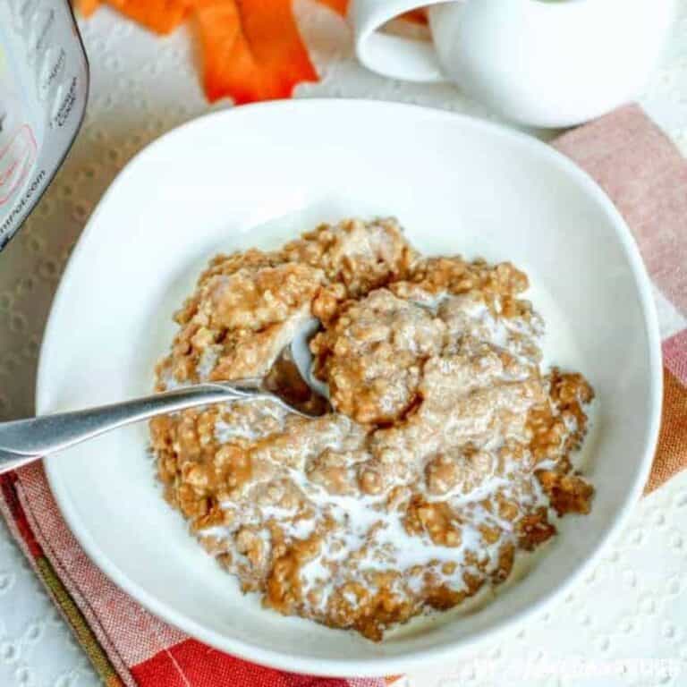 Instant Pot Pumpkin Spice Oatmeal