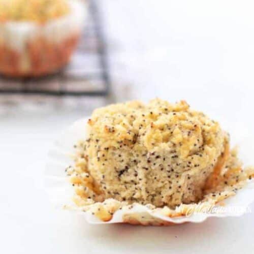 Keto Lemon Poppy Seed Muffins