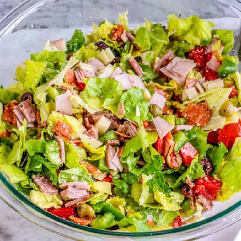 Low-Carb Chopped Italian Salad
