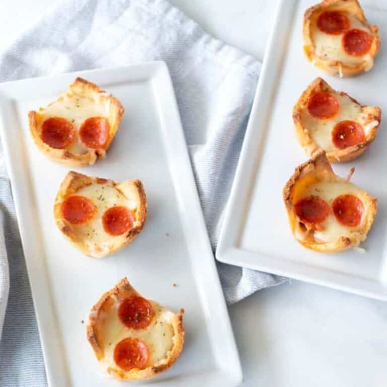 Low Carb Pizza Cups