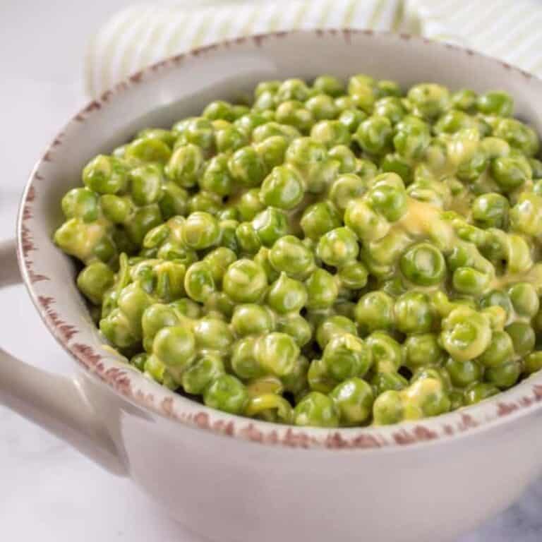 Easy Cheesy Peas Recipe